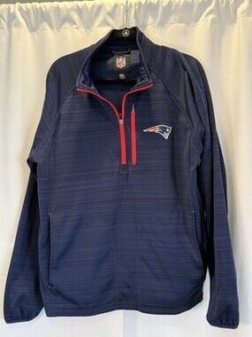 New England Patriots Men’s G-III 1/4 Zip Pullover Jacket XL